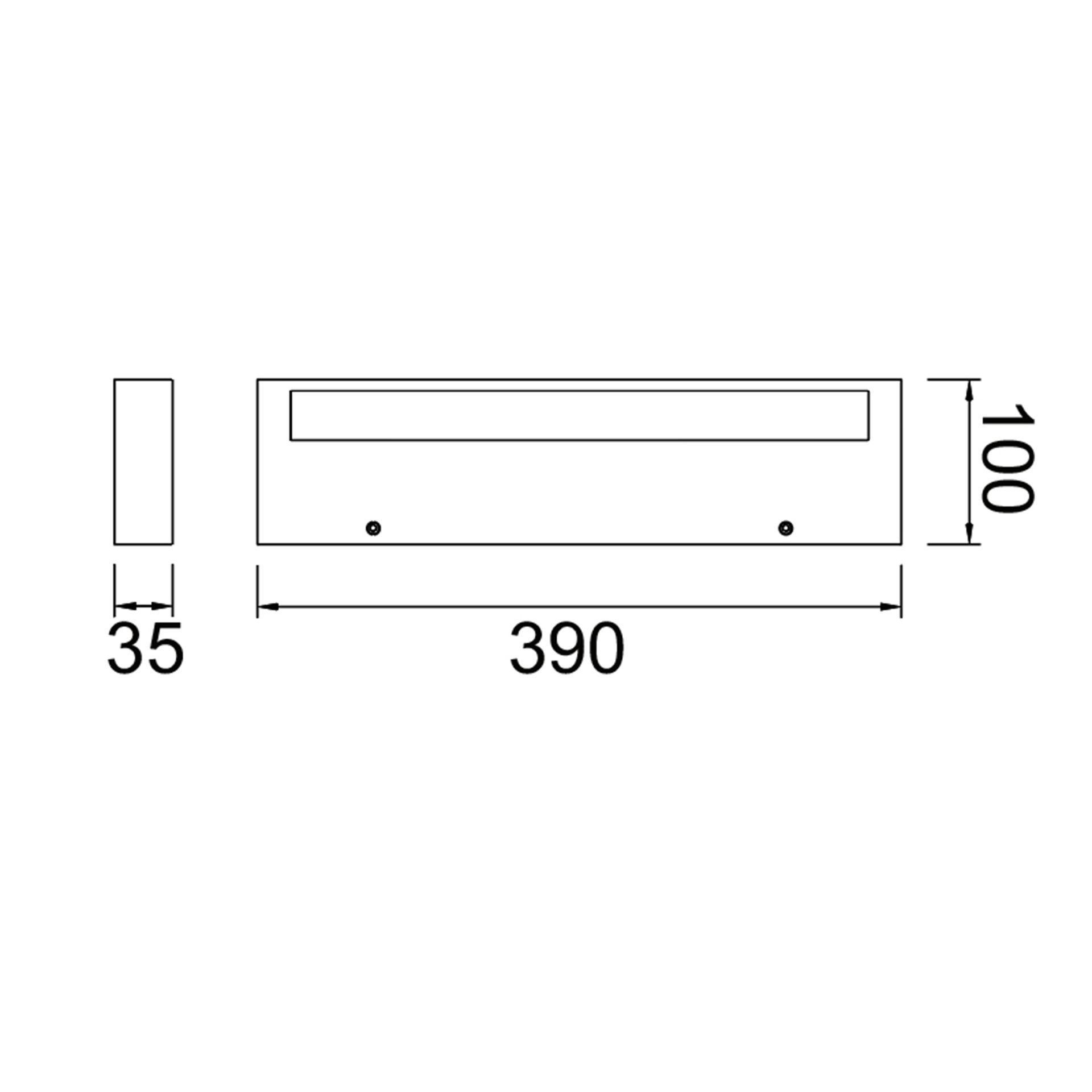 CONIL * Luminarias de pared Negro - LED 30W - 2700K-3200K-4000K - 2480 lm - Imagen 3