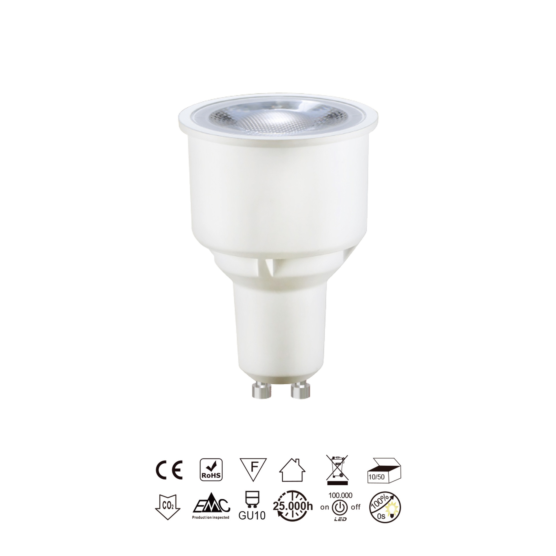 BOMBILLAS GU10 * Bombillas LED Black - LED 9W - 4000K - 820 lm - Imagen 4