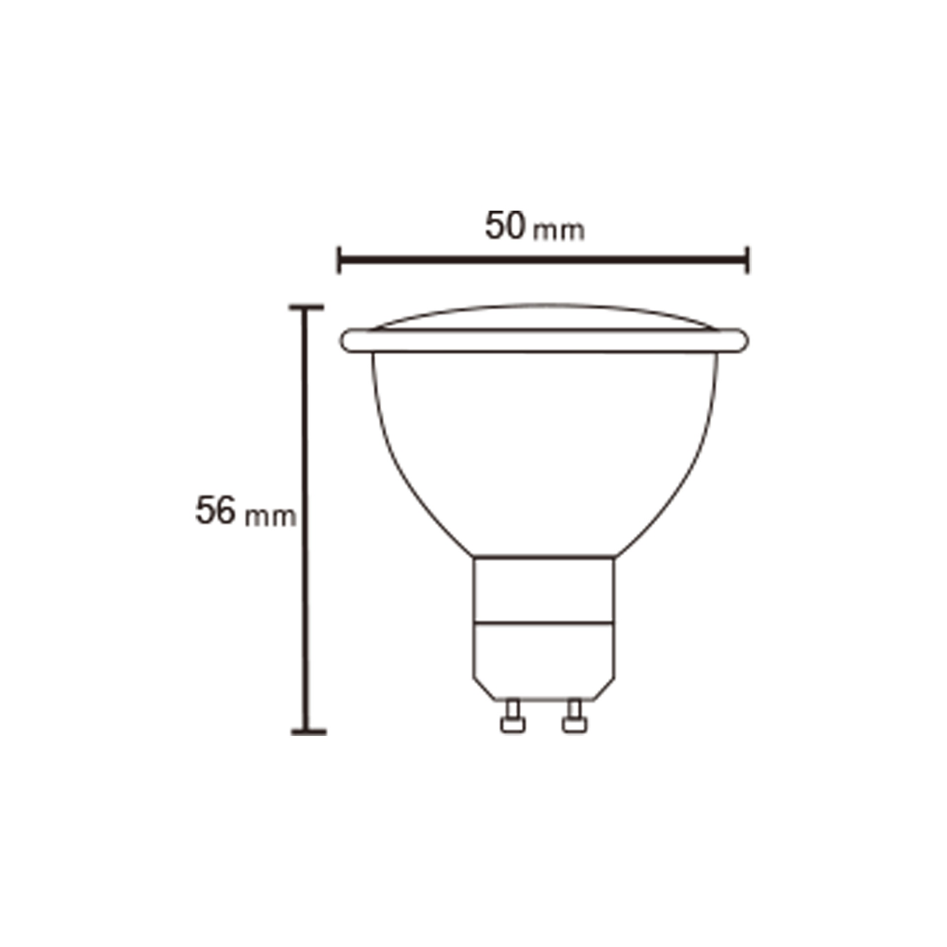 BOMBILLAS GU10 * Bombillas LED Black - LED 7W - 2700K - 510 lm - Imagen 3