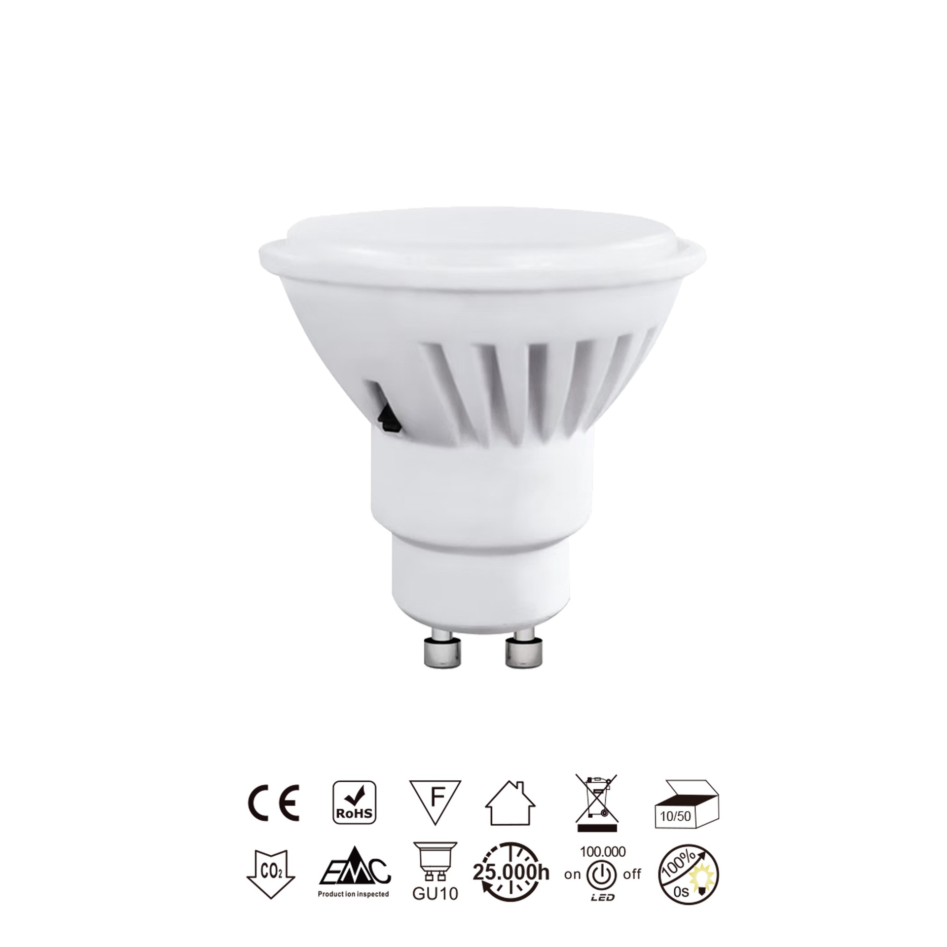 BOMBILLAS GU10 * Bombillas LED Black - LED 9W - 3000K-4200K-5700K - 920-950-1000 lm - Imagen 4