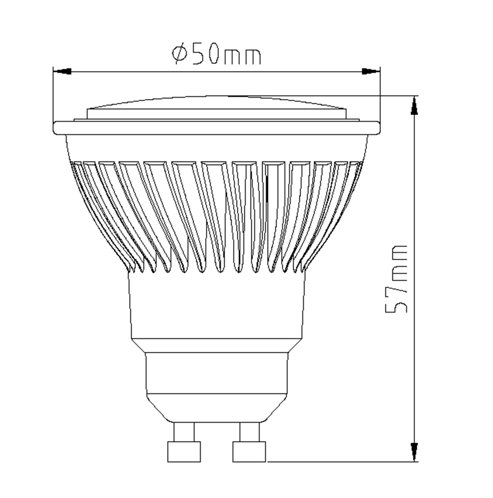 BOMBILLAS GU10 * Bombillas LED Black - LED 9W - 3000K-4200K-5700K - 920-950-1000 lm - Imagen 3