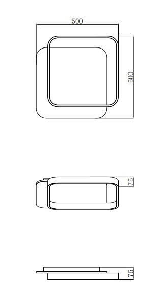 Plafón LED Kaixo 76W Greige CCT Regulable - Imagen 3