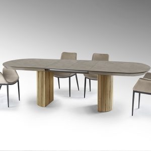 Consola y espejo plata 0002