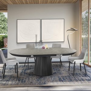 Consola y espejo plata 0002